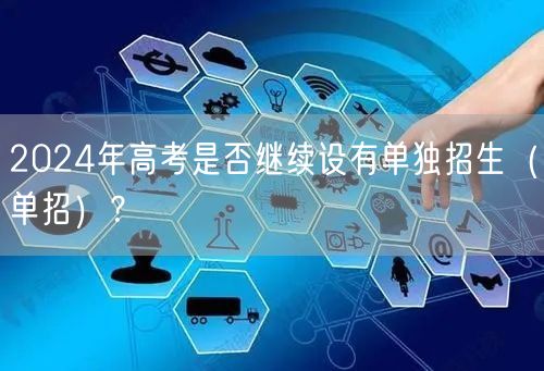 2024年高考是否继续设有单独招生（单招）？