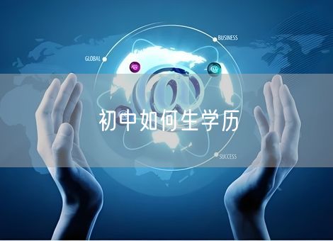 初中如何生学历