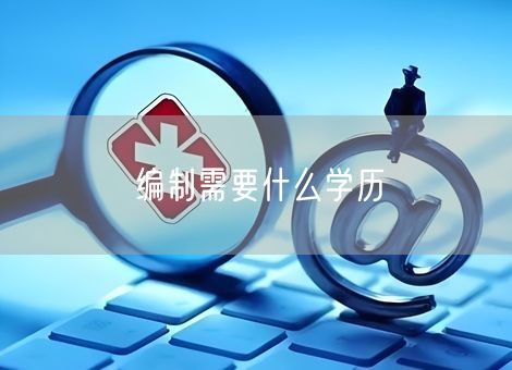 编制需要什么学历