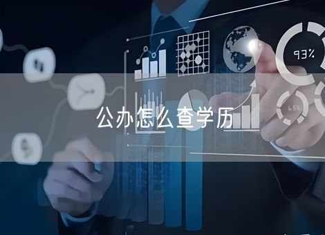 公办怎么查学历